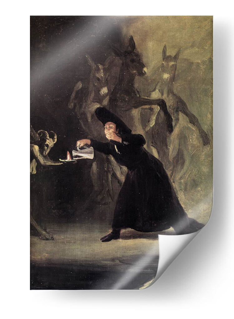 El hechizado - Francisco de Goya | Cuadro decorativo de Canvas Lab