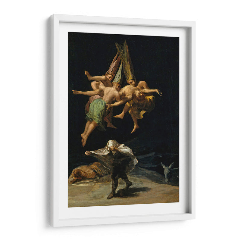 Vuelo de Brujas - Francisco de Goya | Cuadro decorativo de Canvas Lab