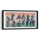 Parte de un tríptico litográfico, Chotto Hitokuchi Hauta no Ateburi - Toyohara Kunichika | Cuadro decorativo de Canvas Lab