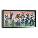 Parte de un tríptico litográfico, Chotto Hitokuchi Hauta no Ateburi - Toyohara Kunichika | Cuadro decorativo de Canvas Lab