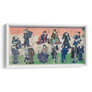 Parte de un tríptico litográfico, Chotto Hitokuchi Hauta no Ateburi - Toyohara Kunichika | Cuadro decorativo de Canvas Lab