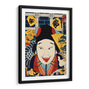 Retrato de un actor 1 - Toyohara Kunichika | Cuadro decorativo de Canvas Lab