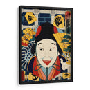 Retrato de un actor 1 - Toyohara Kunichika | Cuadro decorativo de Canvas Lab
