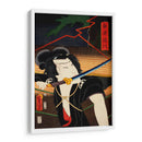 Retrato de un actor 4 - Toyohara Kunichika | Cuadro decorativo de Canvas Lab