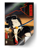 Retrato de un actor 4 - Toyohara Kunichika | Cuadro decorativo de Canvas Lab