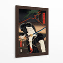 Retrato de un actor 10 - Toyohara Kunichika | Cuadro decorativo de Canvas Lab