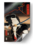 Retrato de un actor 10 - Toyohara Kunichika | Cuadro decorativo de Canvas Lab