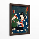 Retrato de un actor 11 - Toyohara Kunichika | Cuadro decorativo de Canvas Lab