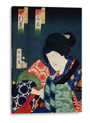 Retrato de un actor 12 - Toyohara Kunichika | Cuadro decorativo de Canvas Lab