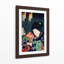 Retrato de un actor 12 - Toyohara Kunichika | Cuadro decorativo de Canvas Lab