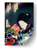 Retrato de un actor 12 - Toyohara Kunichika | Cuadro decorativo de Canvas Lab