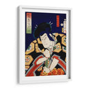Retrato de un actor 14 - Toyohara Kunichika | Cuadro decorativo de Canvas Lab