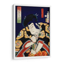 Retrato de un actor 14 - Toyohara Kunichika | Cuadro decorativo de Canvas Lab