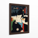Retrato de un actor 15 - Toyohara Kunichika | Cuadro decorativo de Canvas Lab