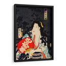 Retrato de una actriz - Toyohara Kunichika | Cuadro decorativo de Canvas Lab