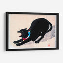 Gato negro siseando - Hiroaki Takahashi | Cuadro decorativo de Canvas Lab