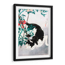 Gato con planta de tomate - Hiroaki Takahashi | Cuadro decorativo de Canvas Lab