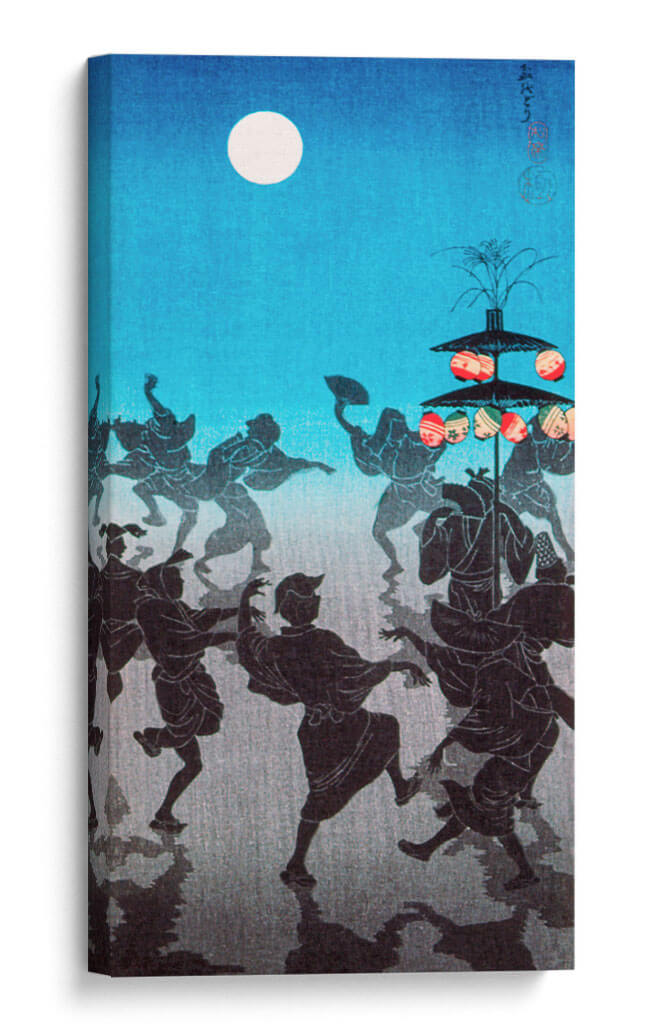 Festival de Danza para Obon - Hiroaki Takahashi | Cuadro decorativo de Canvas Lab