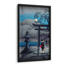 Lago Hakone a la luz de la luna - Hiroaki Takahashi | Cuadro decorativo de Canvas Lab