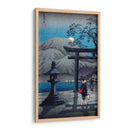 Lago Hakone a la luz de la luna - Hiroaki Takahashi | Cuadro decorativo de Canvas Lab