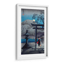 Lago Hakone a la luz de la luna - Hiroaki Takahashi | Cuadro decorativo de Canvas Lab