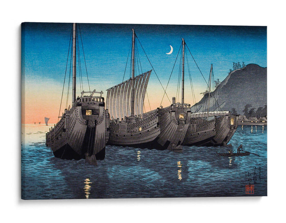 Juncos en Bahía Inatori, Izu - Hiroaki Takahashi | Cuadro decorativo de Canvas Lab