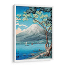 Monte Fuji desde el lago Yamanaka - Hiroaki Takahashi | Cuadro decorativo de Canvas Lab