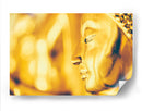 El perfil del buda dorado | Cuadro decorativo de Canvas Lab