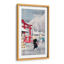 Okabe en la nieve - Hiroaki Takahashi | Cuadro decorativo de Canvas Lab