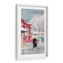 Okabe en la nieve - Hiroaki Takahashi | Cuadro decorativo de Canvas Lab