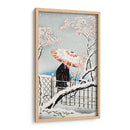 Ciruelo en la nieve - Hiroaki Takahashi | Cuadro decorativo de Canvas Lab