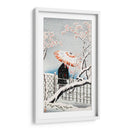 Ciruelo en la nieve - Hiroaki Takahashi | Cuadro decorativo de Canvas Lab