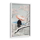 Ciruelo en la nieve - Hiroaki Takahashi | Cuadro decorativo de Canvas Lab