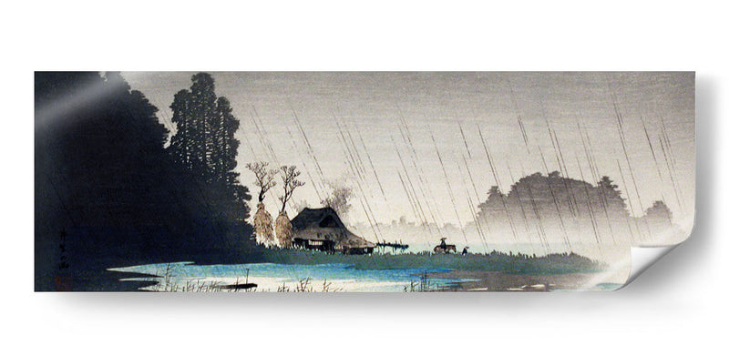 Lluvia en Igusa - Hiroaki Takahashi | Cuadro decorativo de Canvas Lab