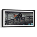 Lluvia en el puente Izumi - Hiroaki Takahashi | Cuadro decorativo de Canvas Lab