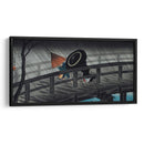 Lluvia en el puente Izumi - Hiroaki Takahashi | Cuadro decorativo de Canvas Lab