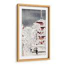 Nieve en Asakusa, Yedo, provincia de Musashi - Hiroaki Takahashi | Cuadro decorativo de Canvas Lab