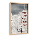 Nieve en Asakusa, Yedo, provincia de Musashi - Hiroaki Takahashi | Cuadro decorativo de Canvas Lab