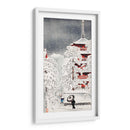Nieve en Asakusa, Yedo, provincia de Musashi - Hiroaki Takahashi | Cuadro decorativo de Canvas Lab