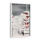 Nieve en Asakusa, Yedo, provincia de Musashi - Hiroaki Takahashi | Cuadro decorativo de Canvas Lab