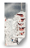 Nieve en Asakusa, Yedo, provincia de Musashi - Hiroaki Takahashi | Cuadro decorativo de Canvas Lab