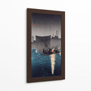 Isla Tsukuda, redes de pesca por la noche - Hiroaki Takahashi | Cuadro decorativo de Canvas Lab