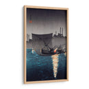 Isla Tsukuda, redes de pesca por la noche - Hiroaki Takahashi | Cuadro decorativo de Canvas Lab