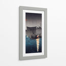 Isla Tsukuda, redes de pesca por la noche - Hiroaki Takahashi | Cuadro decorativo de Canvas Lab