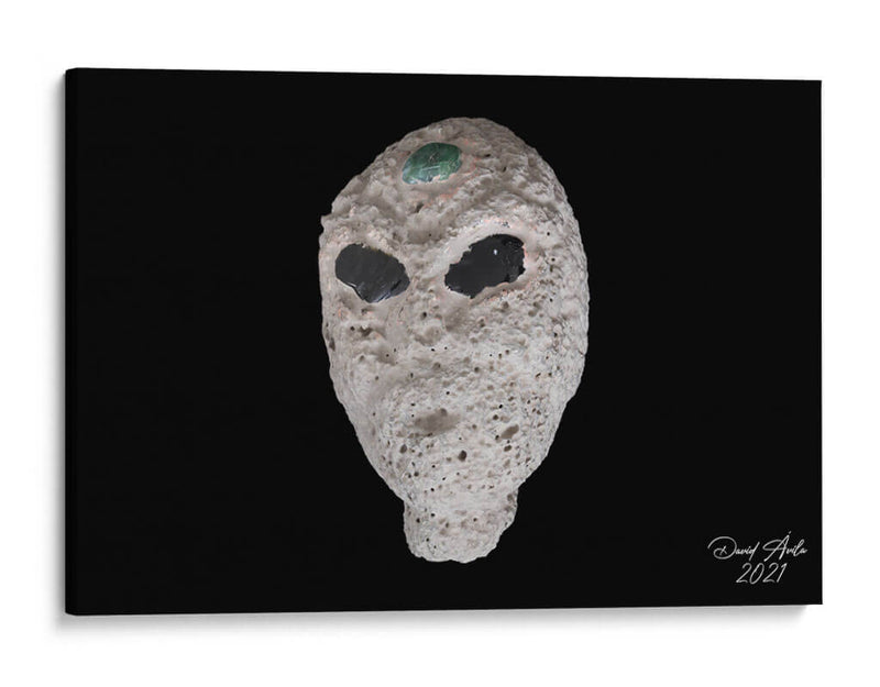 Escultura Cabeza de Ser Gris - David Ávila | Cuadro decorativo de Canvas Lab