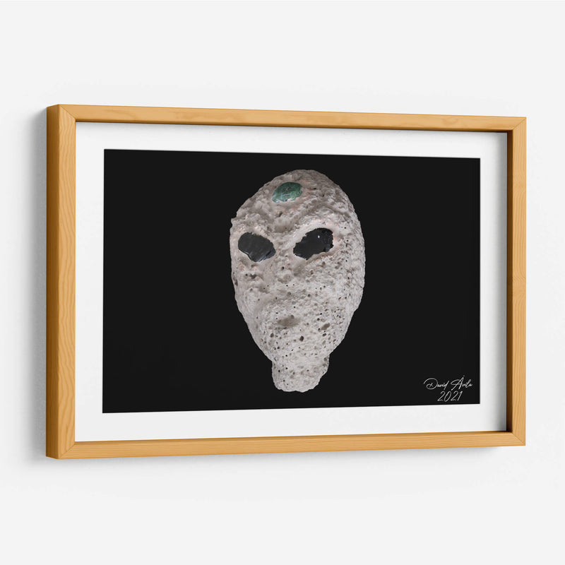 Escultura Cabeza de Ser Gris - David Ávila | Cuadro decorativo de Canvas Lab