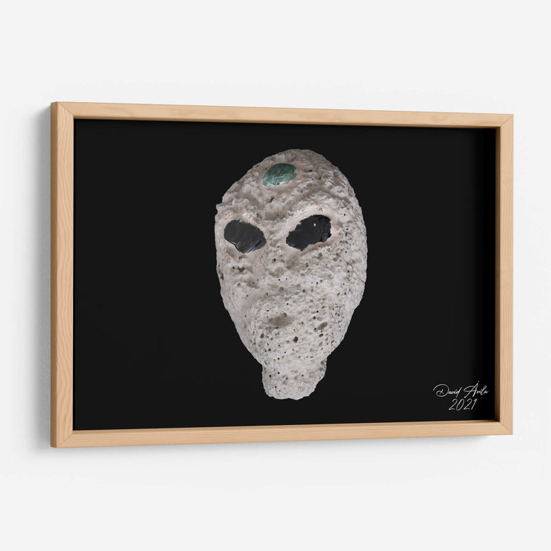 Escultura Cabeza de Ser Gris - David Ávila | Cuadro decorativo de Canvas Lab