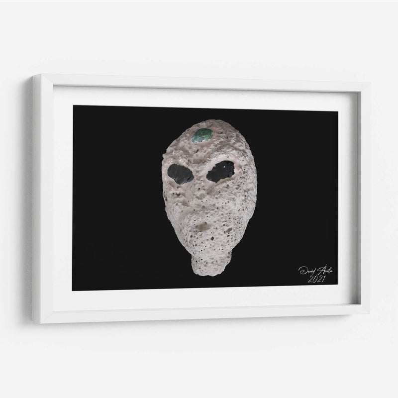 Escultura Cabeza de Ser Gris - David Ávila | Cuadro decorativo de Canvas Lab