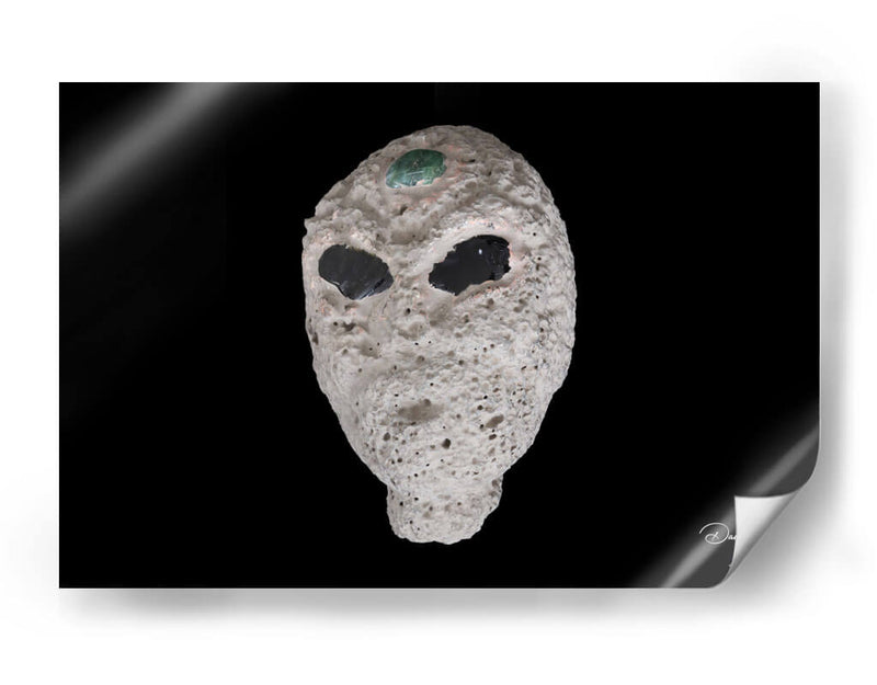 Escultura Cabeza de Ser Gris - David Ávila | Cuadro decorativo de Canvas Lab