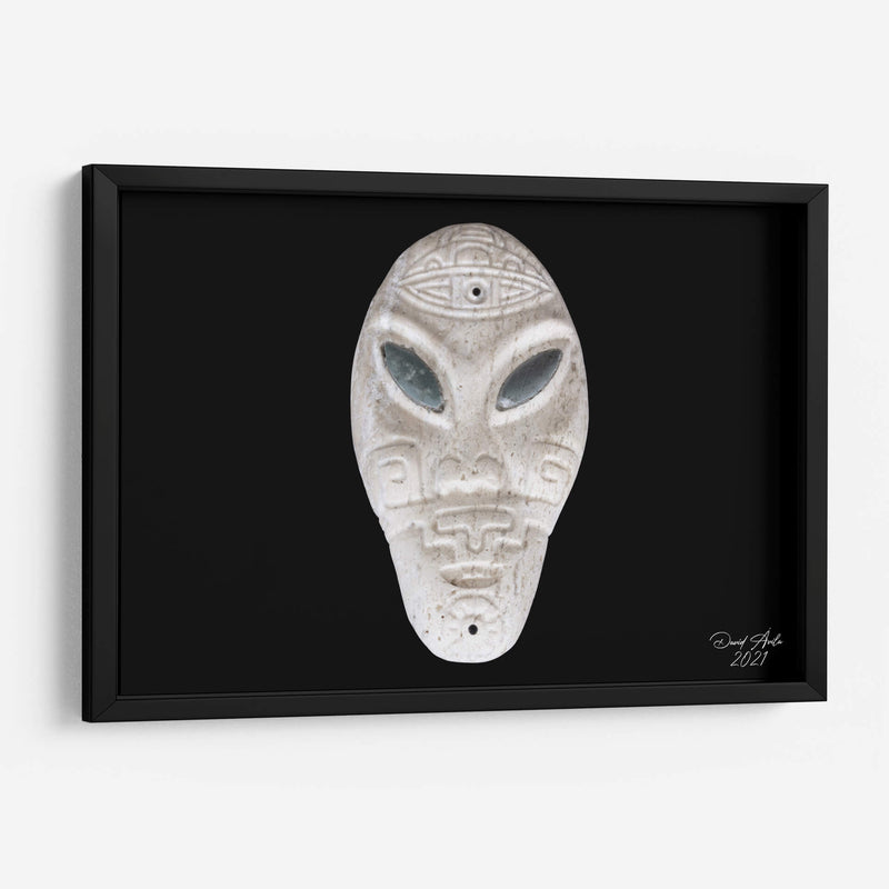 Escultura Cabeza de Ser Híbrido Gris - David Ávila | Cuadro decorativo de Canvas Lab